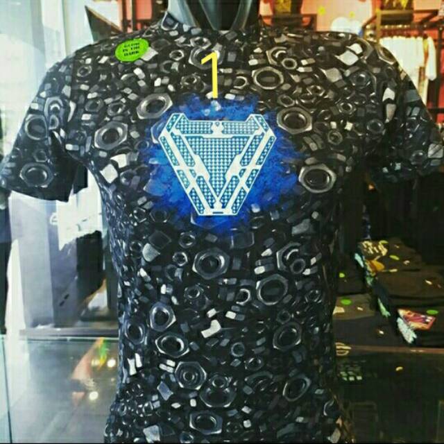 Kaos Superhero Azura Motif dan Wash