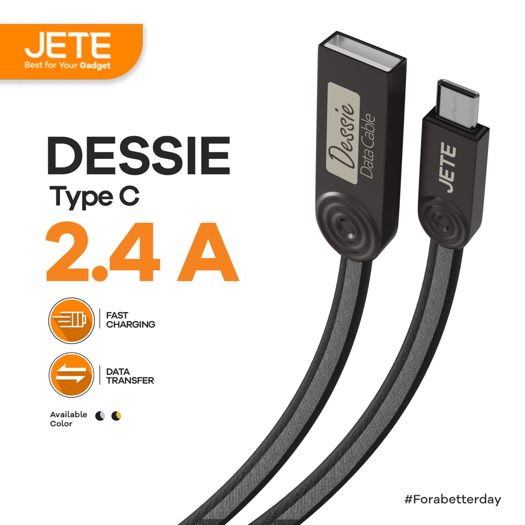 Kabel USB Type C / Lightning  Fast Charging JETE Dessie