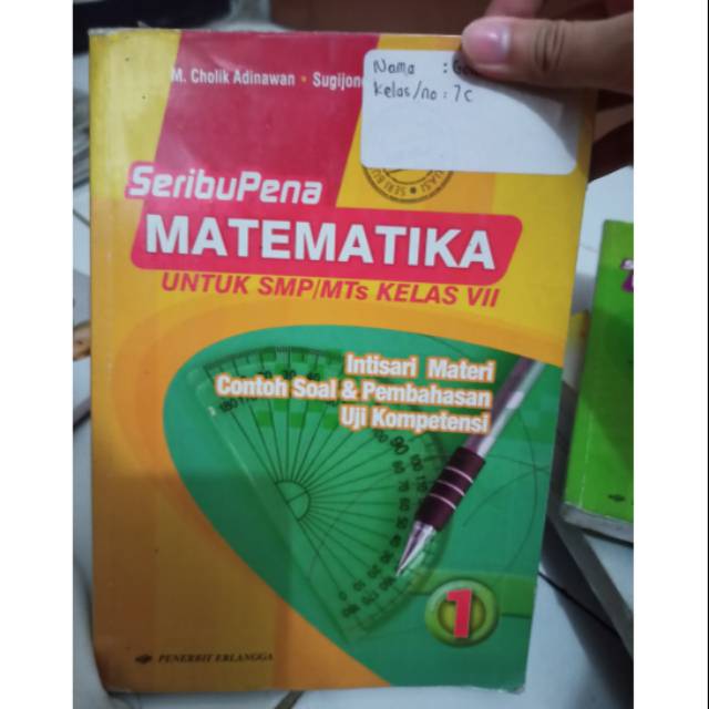 Seribu Pena Matematika smp kelas 1 7 ktsp 2006