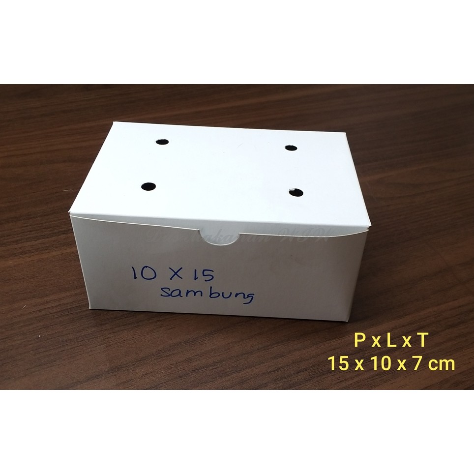 

DUS KUE / DUS SNACK / DUS NASI / DUS MAKANAN 10-15 POLOS LUBANG