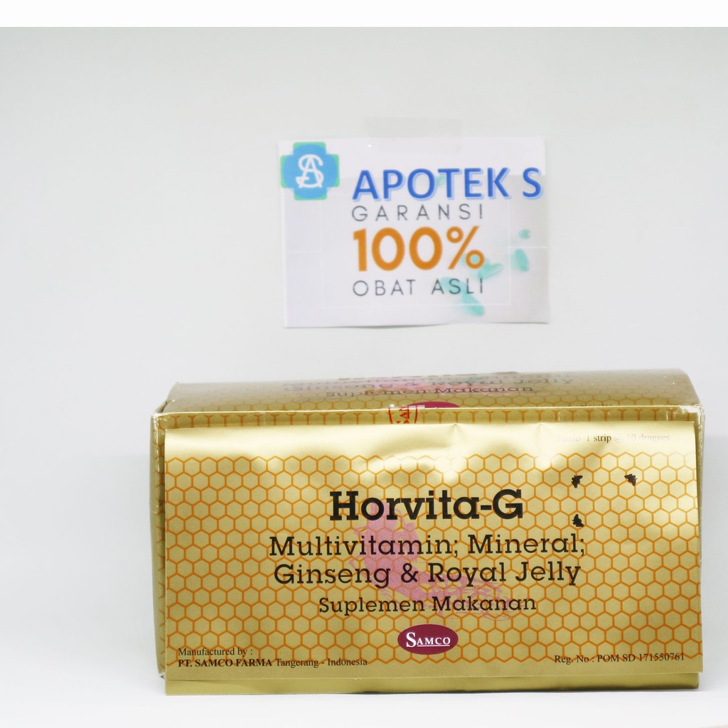 HORVITA G (MULTIVITAMIN DAN GINSENG)-STRIP