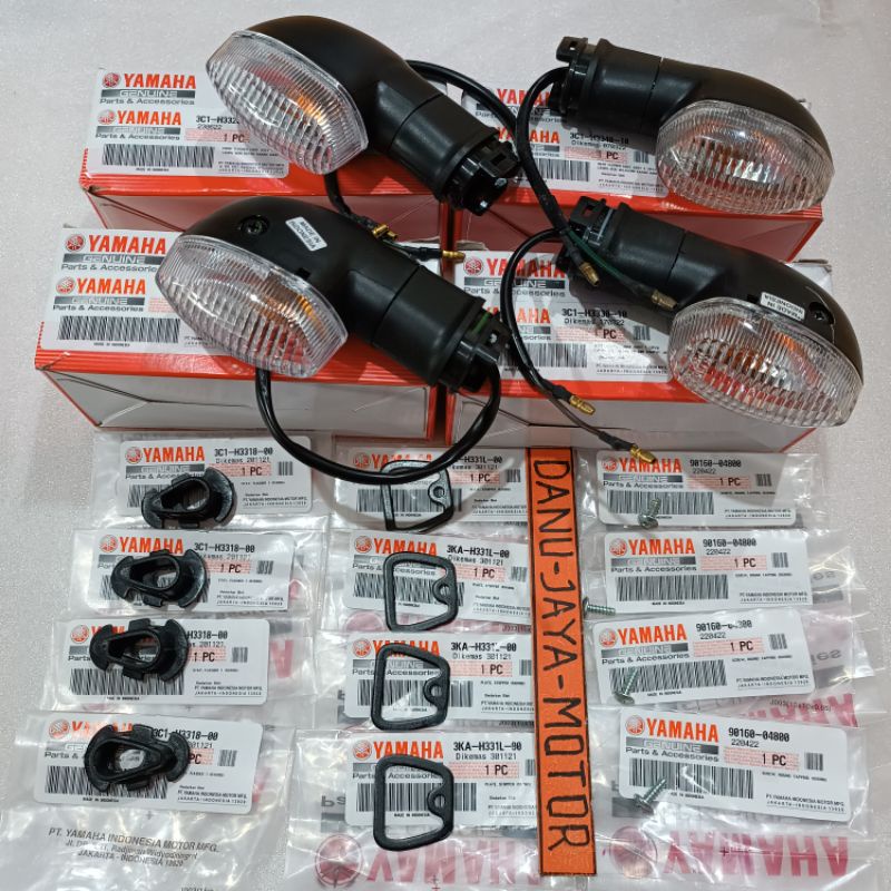 LAMPU SEIN SEN RITING RX KING NEW PEREDAM VIXION FULL SET DEPAN BELAKANG ORIGINAL YGP