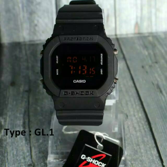 JAM TANGAN GSHOCK CASIO GLS5600 HITAM ANTI AIR