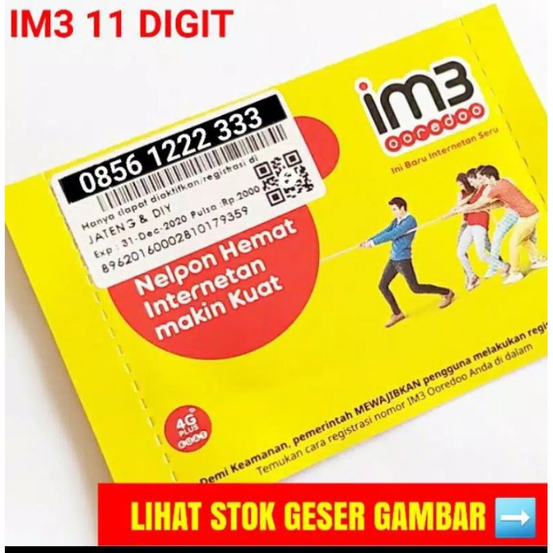 NOMOR CANTIK INDOSAT IM3 TRIPEL 111 222 333 444 555- Nocan murah rapi