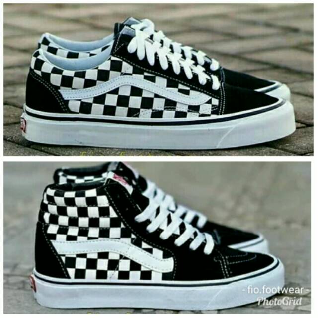 vans skate checkerboard