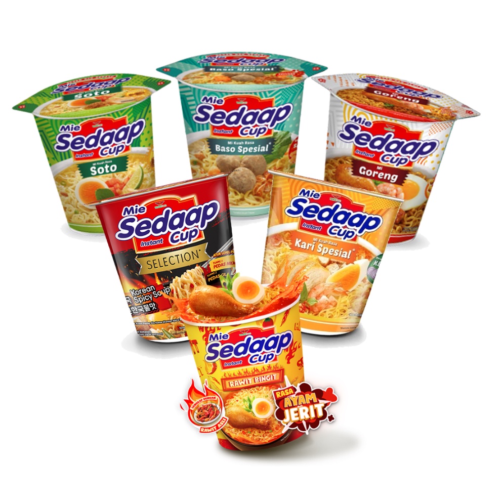 

Sedaap Cup Mie Instan [83g] - BANYAK VARIAN