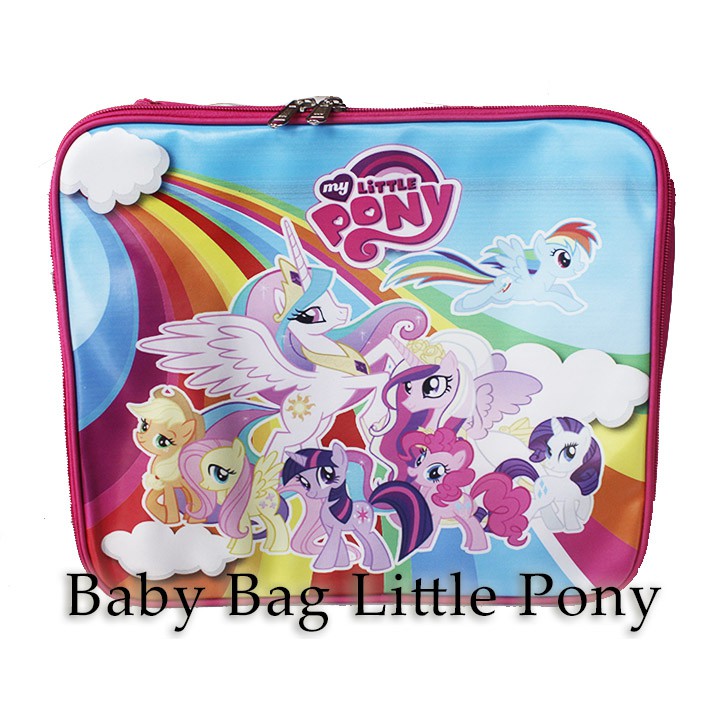 Sweet Honey ~ Sale Tas Perlengkapan Baju Bayi Baby Bag Karakter Little Pony 3in1