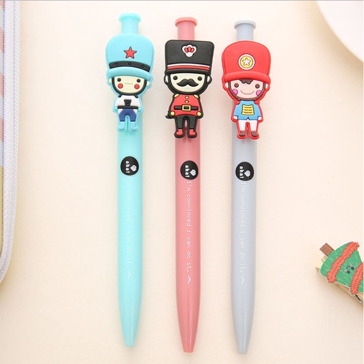 Pulpen Karakter Lucu / Pulpen Gel Premium Tentara