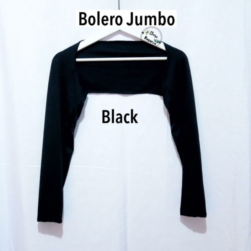 bolero jumbo -manset tangan bolero ukuran jumbo bahan spandek balon