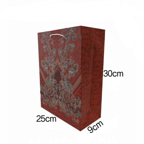 

Paperbag Batik 30x25x9cm