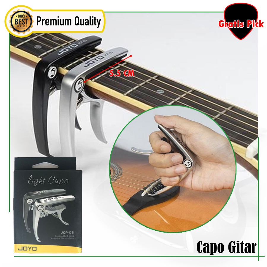 Capo Gitar Akustik Classic Kapo Besi Alloy Premium Import Cappo Kappo