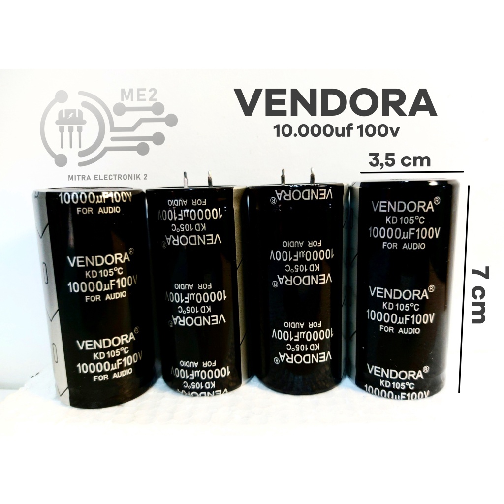 Vendora Elco Vendora 10000uf 100v Original