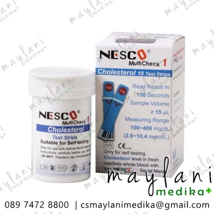 Jual Nesco Multi Check Cholesterol Strip Strip Kolesterol Nesco Shopee Indonesia