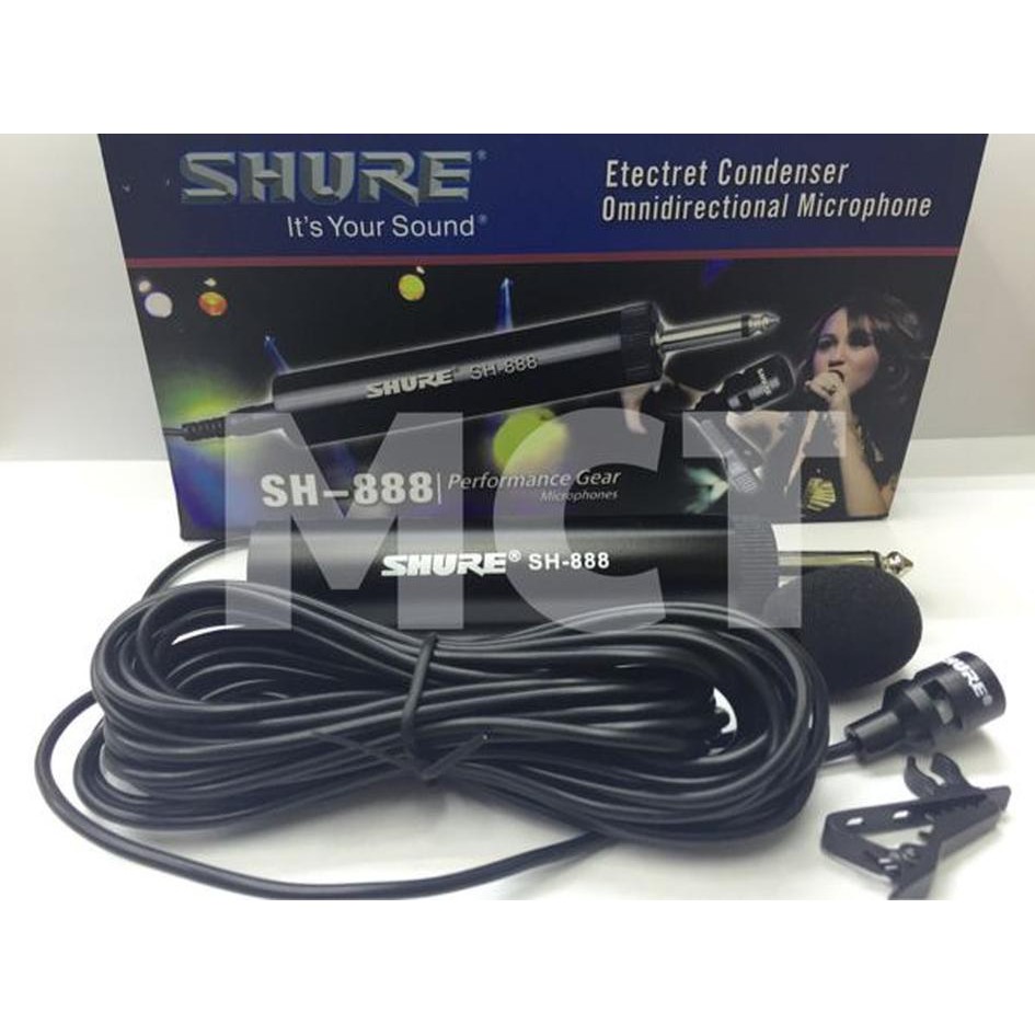 gitar bass murah berkualitas Mic Jepit SHURE SH-888 Diskon