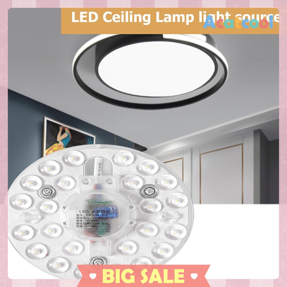 LED Ceiling Light AC220V 12/18/24/36W Surface Mounted Household Lamp Supply