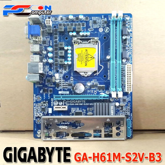 MOBO Mainboard Motherboard Intel LGA 1155 H61 Onboard GIGABYTE DDR3