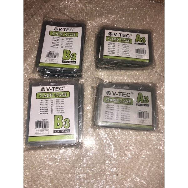

(Ready & Baca Deskripsi) V-TEC CARD CASE B3 126 x 95mm & A3 115 x 92mm