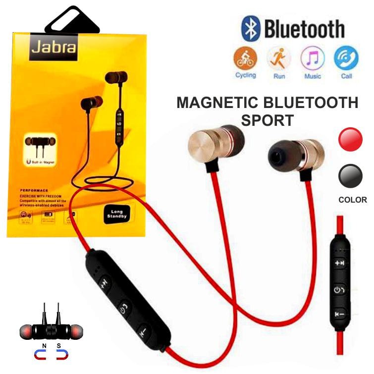 MAGNETIC Headset Bluetooth Magnet Sport Handsfree Bluetooth earphone lari jogging Earphone Bluetooth