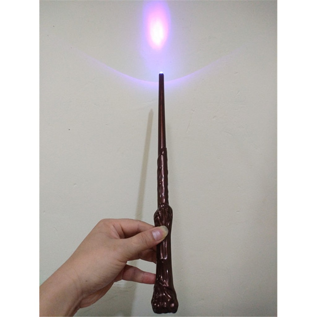 2pcs / set Mainan Kacamata Tongkat Sihir Harry Potter Bahan PVC Dengan Lampu + Suara Untuk Anak