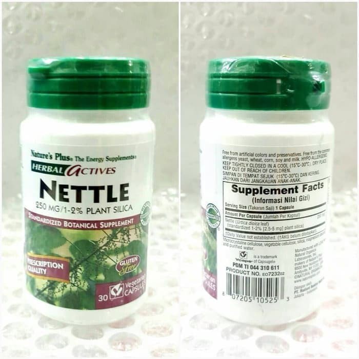 DISKON -  NATURE'S NATURES NATURE PLUS NETTLE 250MG ASAM URAT REMATIK 30 KAPSUL