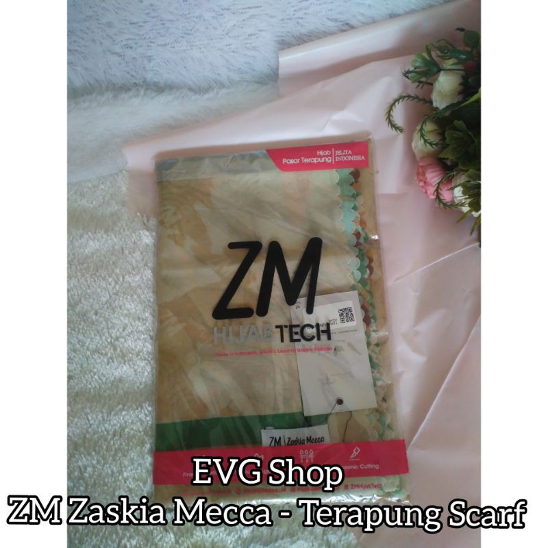 ZM Zaskia Mecca - Terapung Scarf Kerudung Segi Empat Ultra Sonic