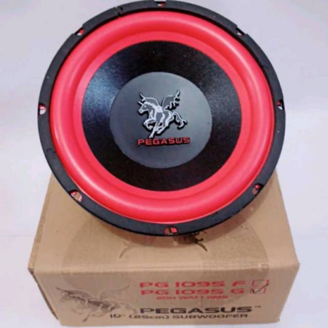 Subwoofer Pegasus 10 Inch PG-1095 G - New Magnet Besar
