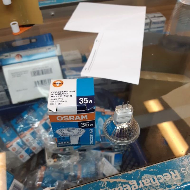 Osram - Lampu Halogen Mangkok Decostar 35s Standard MR11 44892 WFL 12v GU4