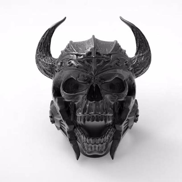 Cincin skull ring viking