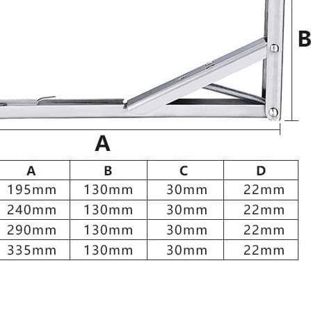 ➯ bracket engsel siku lipat 14" - siku meja lipat 14 inch siku dinding ➬