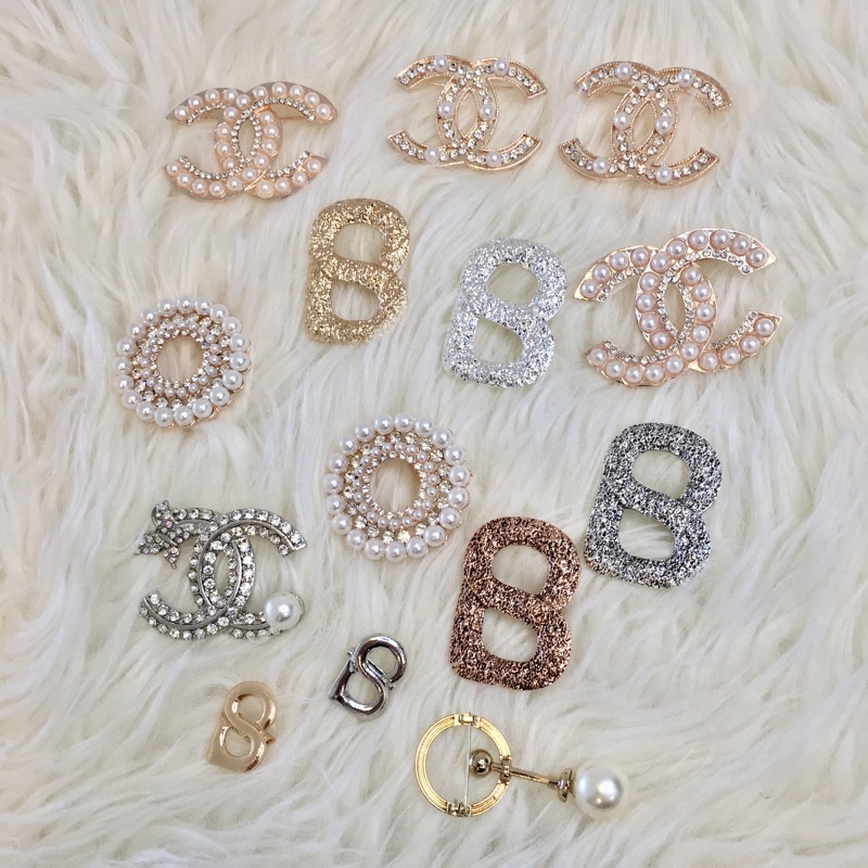 BROS BROSH PIN BROCH BUTTONSCARVES CHANEL BROS RING HIJAB