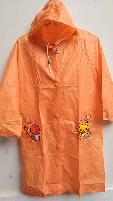 Raincoat Anak (Ponco Anak) Murah - Raincoat Kiddy ikut- Jas Hujan Anak Lucu elephant