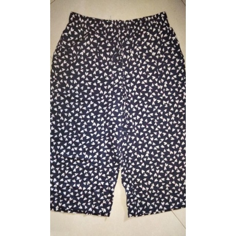 KULOT RELACO 3/4 MOTIF FLORAL/KULOT ORIGINAL UNIQL* RELACO PANT 3/4 TERBARU