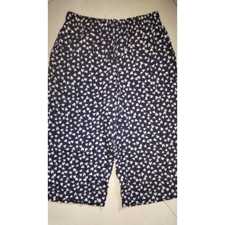 KULOT RELACO 3/4 MOTIF FLORAL/KULOT ORIGINAL UNIQL* RELACO PANT 3/4 TERBARU