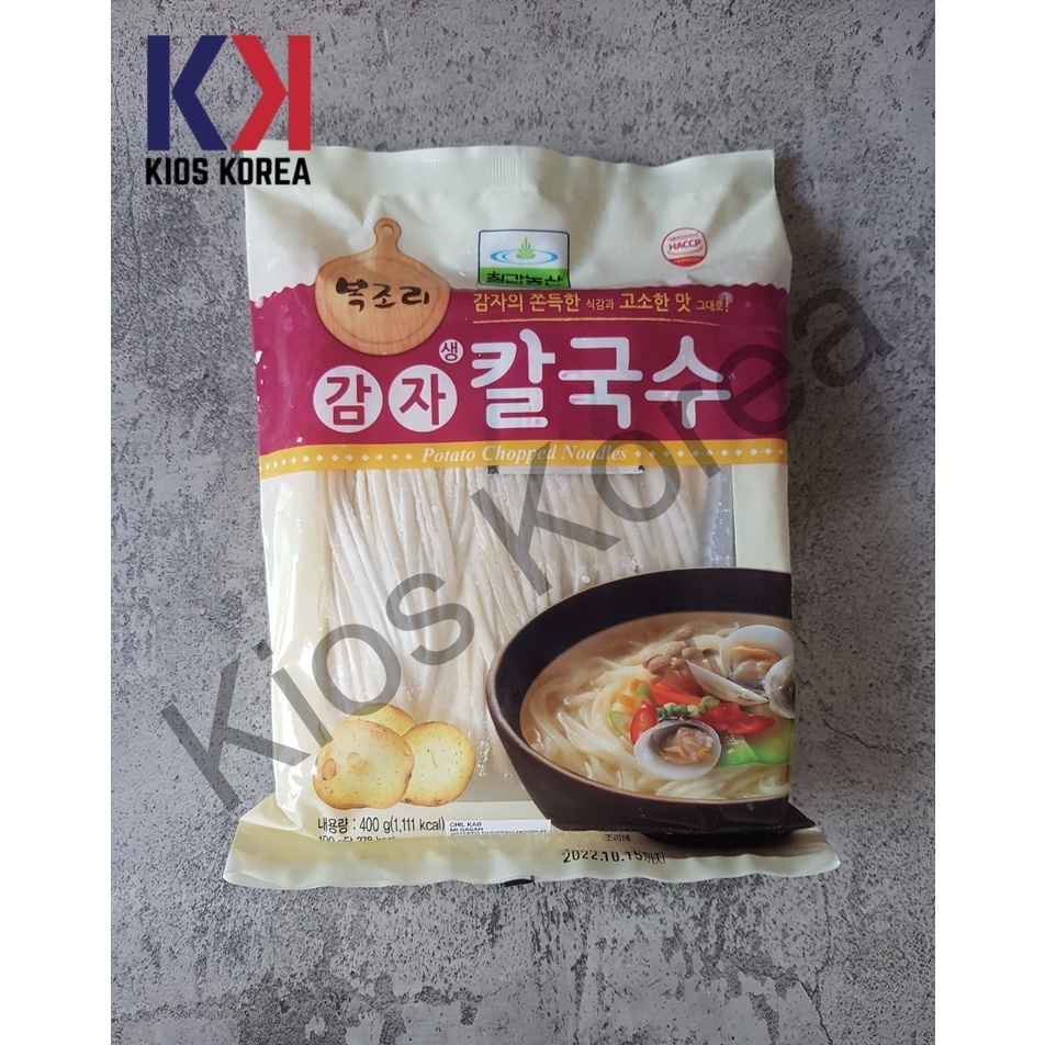 

Chilkab Potato Chopped Noodles 400gr - Kalguksu / Mie Basah Korea