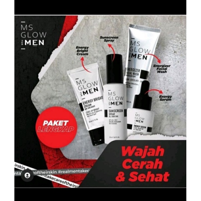 MS Glow Men Paket Lengkap