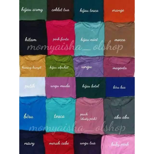Terhot Gamis Polos Jersey Murah / Gamis Polos Jersey Sport / Fashion Wanita - Hitam Margenta Paling