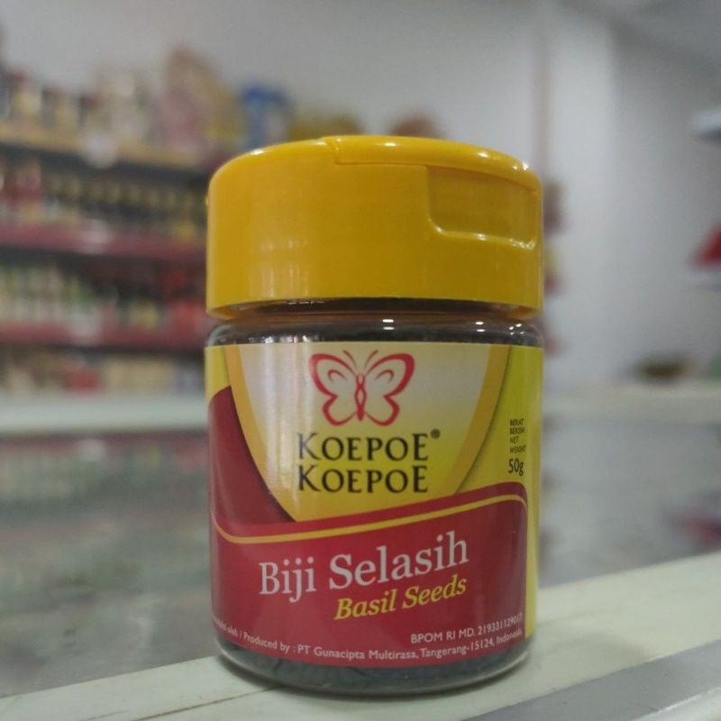 

Koepoe-Koepoe Biji Selasih 50gr