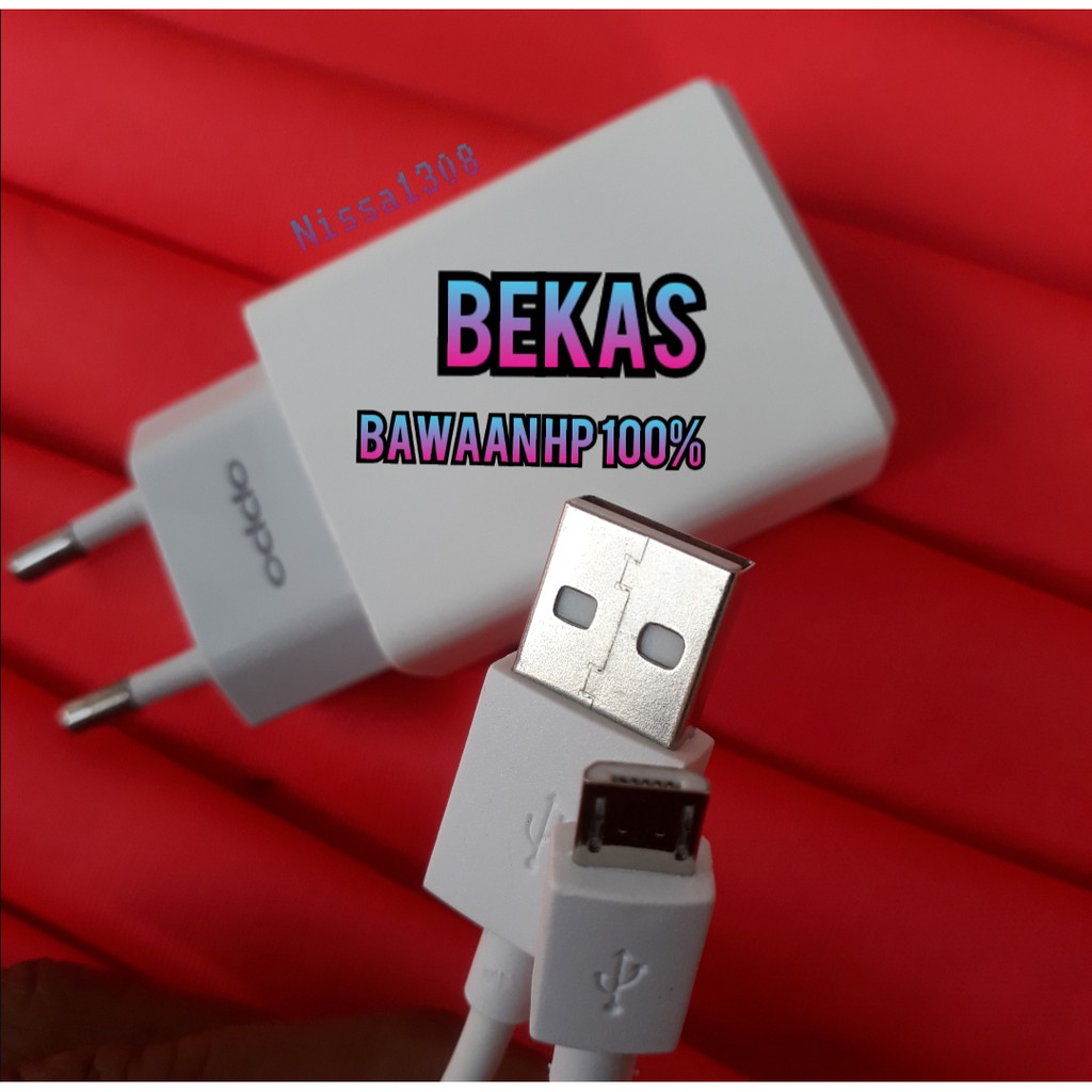 Charger oppo 2A A12 A15 A11K F7 F5 F3 F1S A5 A7 A31 A39 A57 A59 ori bawaan hp