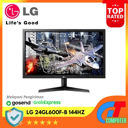 LG Gaming Monitor 24GL600F-B UltraGear 144Hz, 1ms