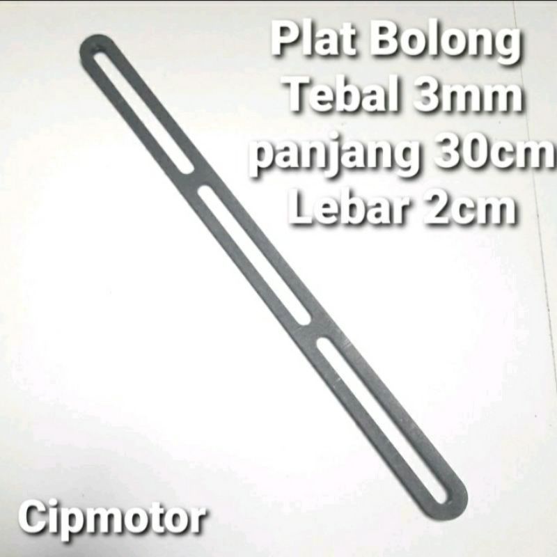 Breket plat Breket knalpot Breeket plat bolong besi tebal