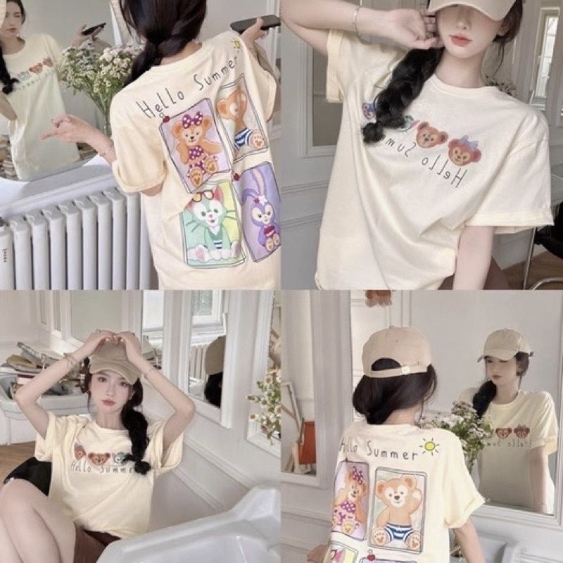 [CLEARANCE SALE] COTTON OVERSIZE TEE TSHIRT ATASAN UNISEX WANITA KAOS CEWEK  MX990