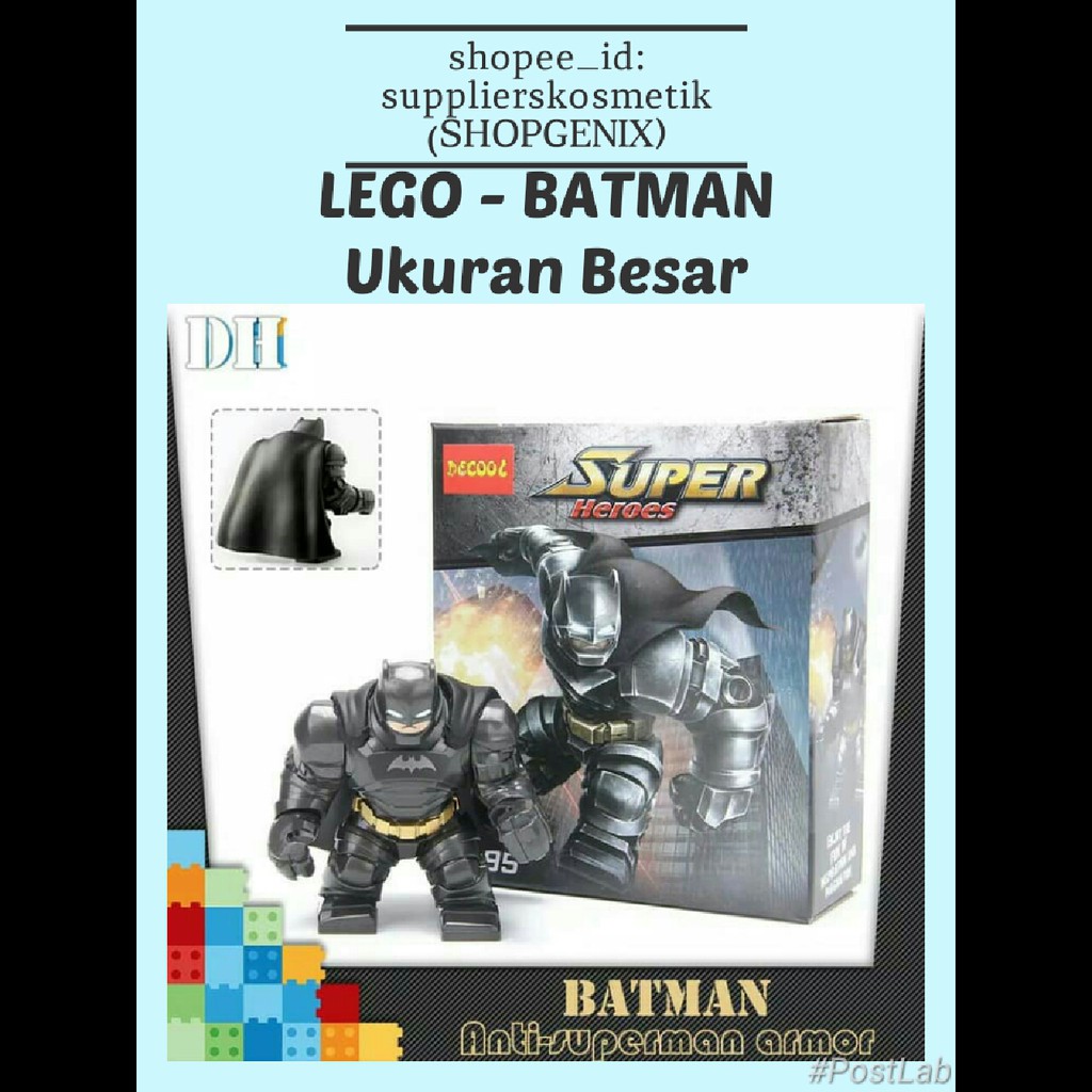 lego kw Ukuran Besar BATMAN (Batman v Superman: Dawn of Justice)