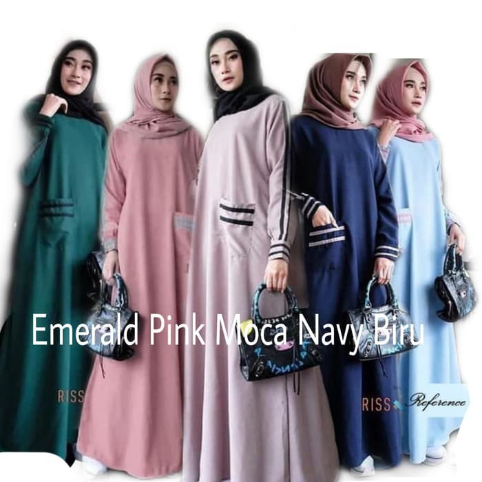 Gamis Bonita long dress baju gamis wanita terbaru gamis model baru
