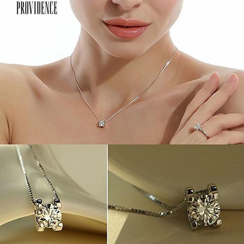 Cubic Zirconia Pendant Perak Disepuh Drop untuk Kalung Rantai