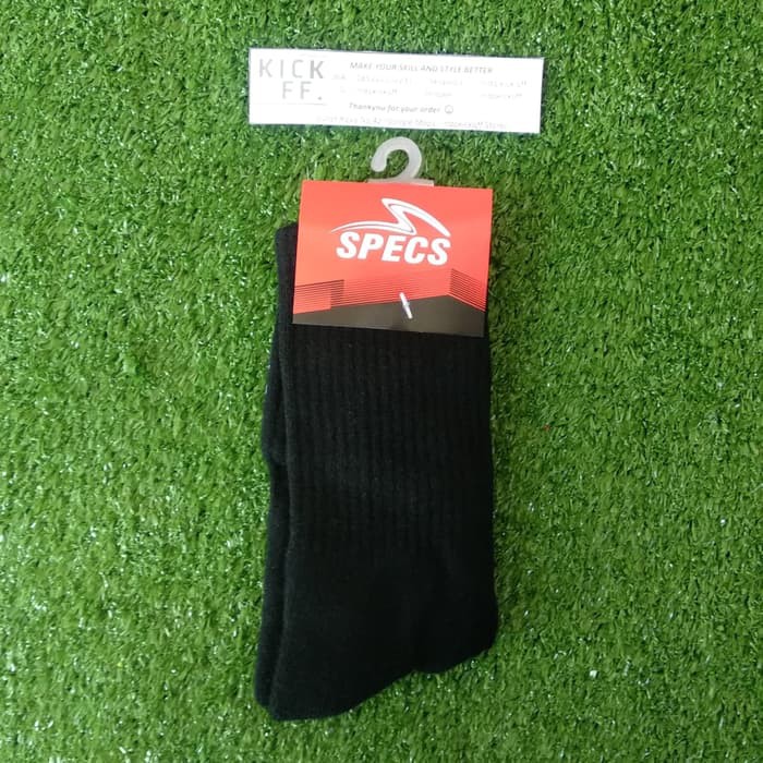 KAOS KAKI SEKOLAH/ KAOS KAKI OLAHRAGA SPECS SCHOOL SOCKS L - BLACK