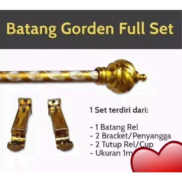 GROSIR BESI GORDEN FULLSET + BAUT BESI ULIR