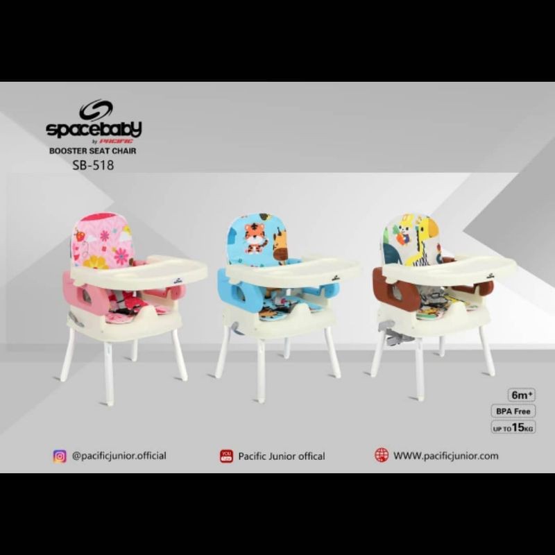 Booster Seat Space Baby SB 518 Kursi Makan Space Baby