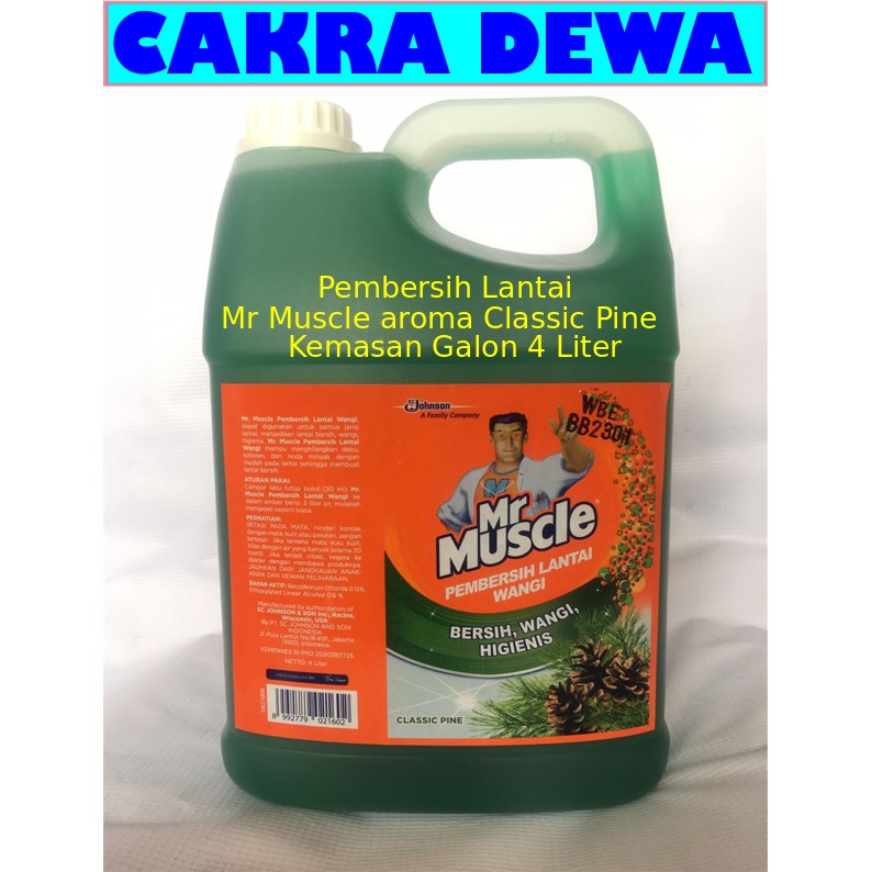 MR MUSCLE Cairan  Pembersih  Lantai  Axi Triguna aroma 