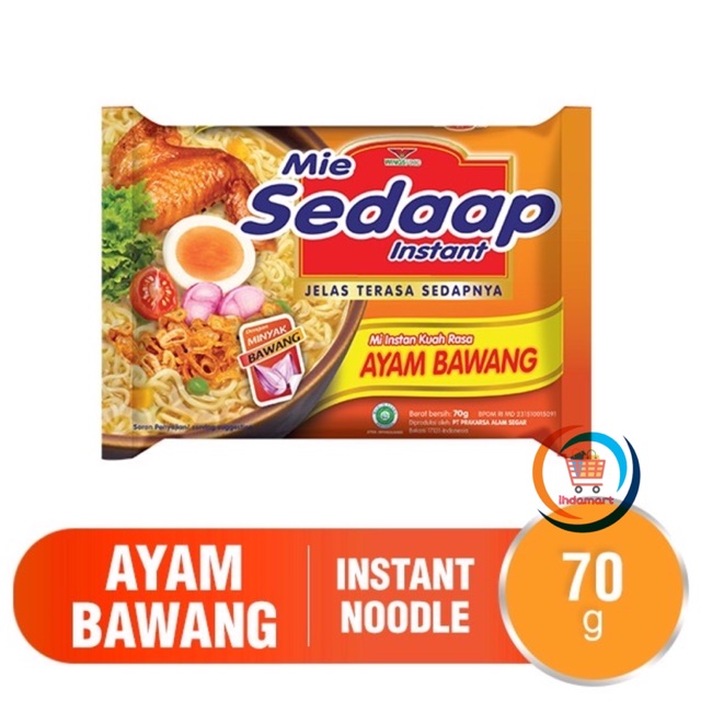 

Mie Sedaap Ayam Bawang 70 gr (Isi 10 pcs)