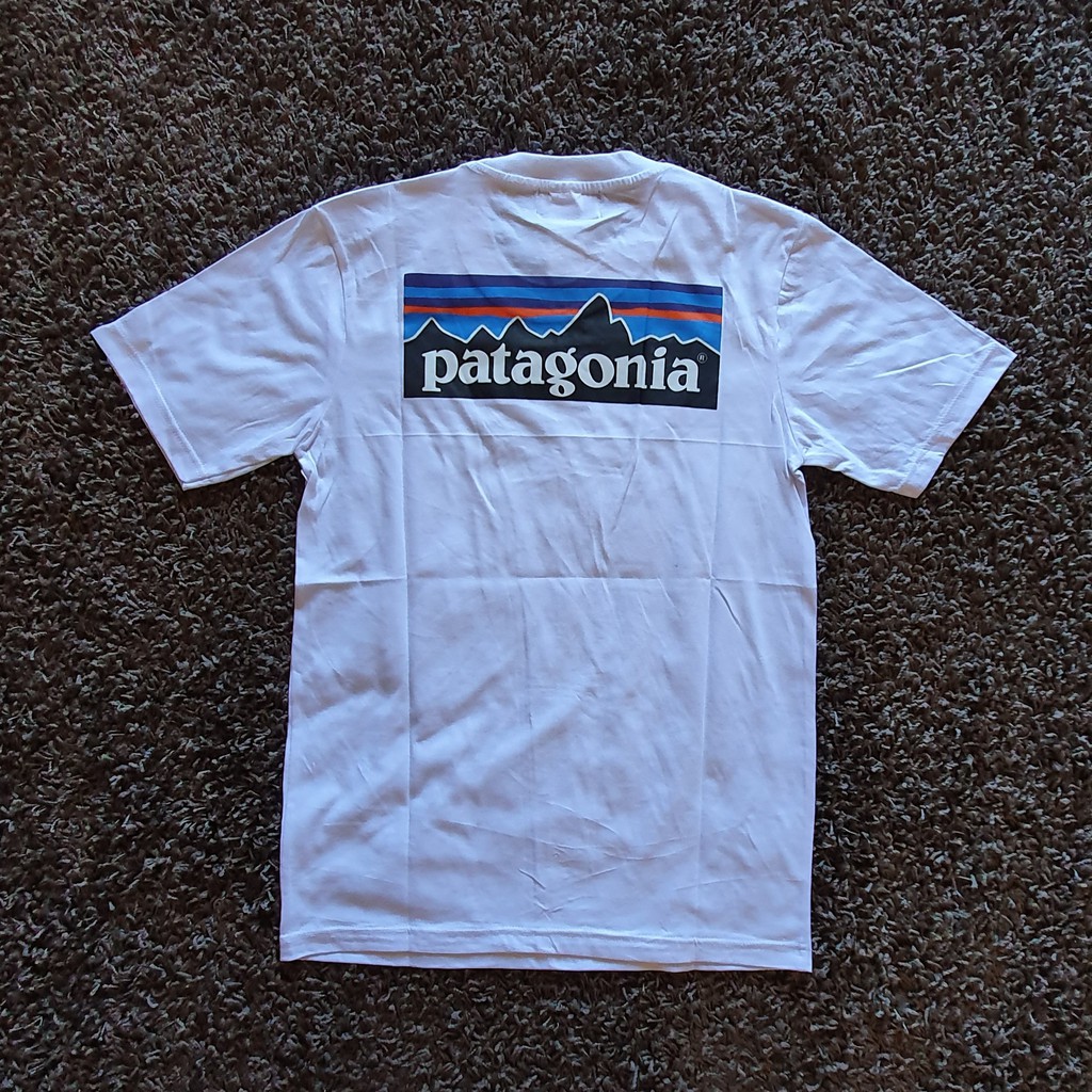 Jual Kaos Baju Patagonia Logo White Mirror Original Shopee Indonesia